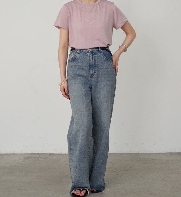  「シャイニー天竺Tシャツ」|Tシャツ・カットソー|