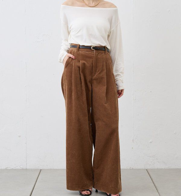  「ベーシックオフショルカットソー」|Tシャツ・カットソー|