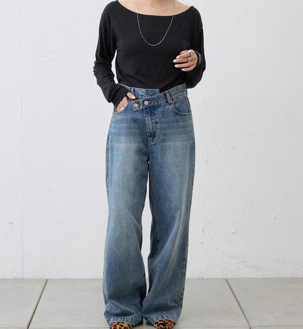  「ベーシックオフショルカットソー」|Tシャツ・カットソー|