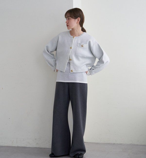  「ラメニットカーディガン」|カーディガン|