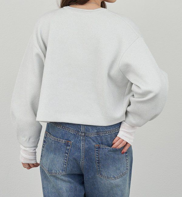  「ラメニットカーディガン」|カーディガン|