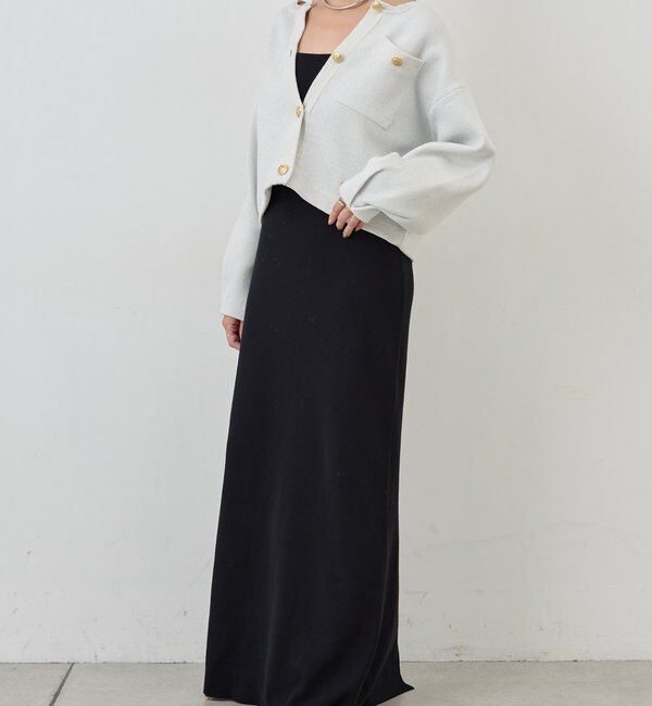  「ラメニットカーディガン」|カーディガン|