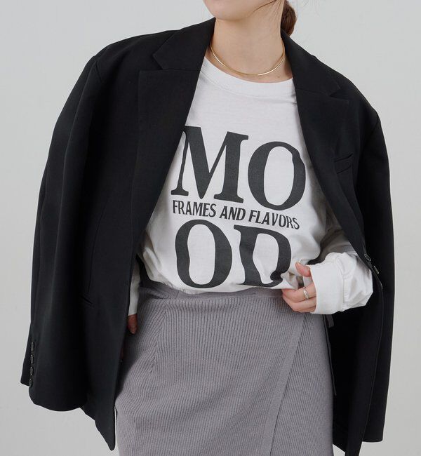  「MOOD TEE」|Tシャツ・カットソー|ホワイト