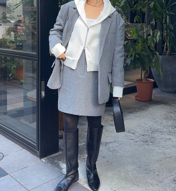  「ウールミニスカート」|スカート|