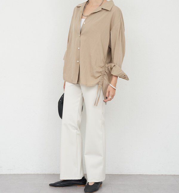  「スリムジャージーパンツ」|チノ|