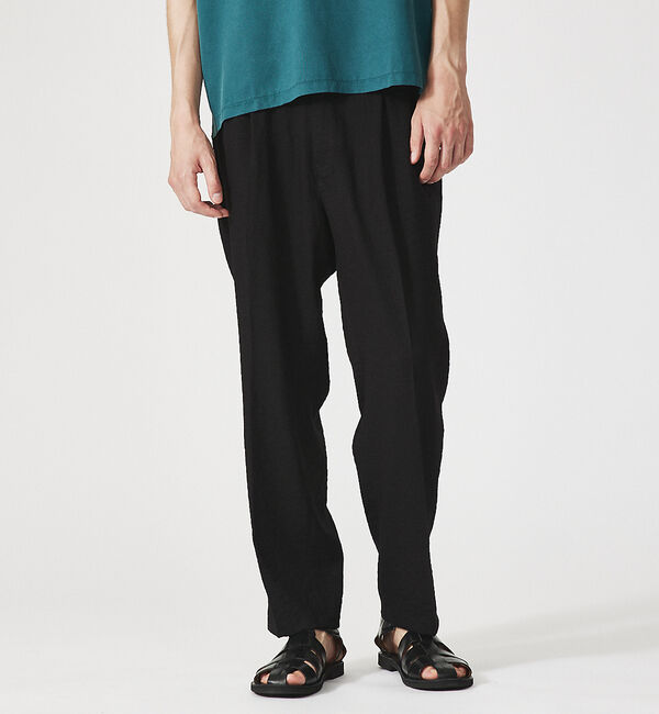 ABAHOUSE「【セットアップ対応】クレープ ストレッチ イージースラックス / ワイドパンツ」|その他|