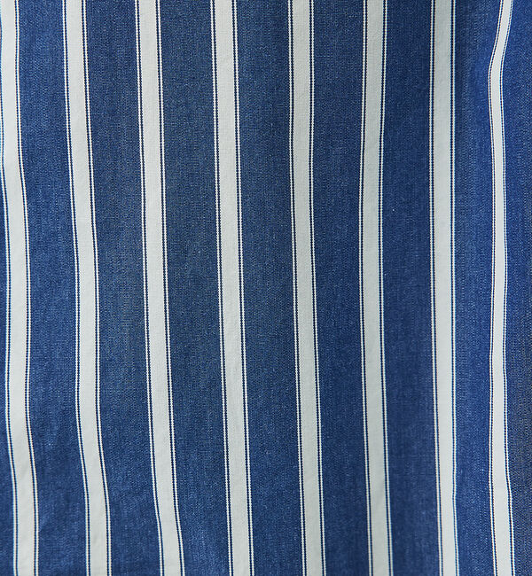 ABAHOUSE「【バイアスヨーク】オーバー ストライプシャツ」|シャツ・ブラウス|