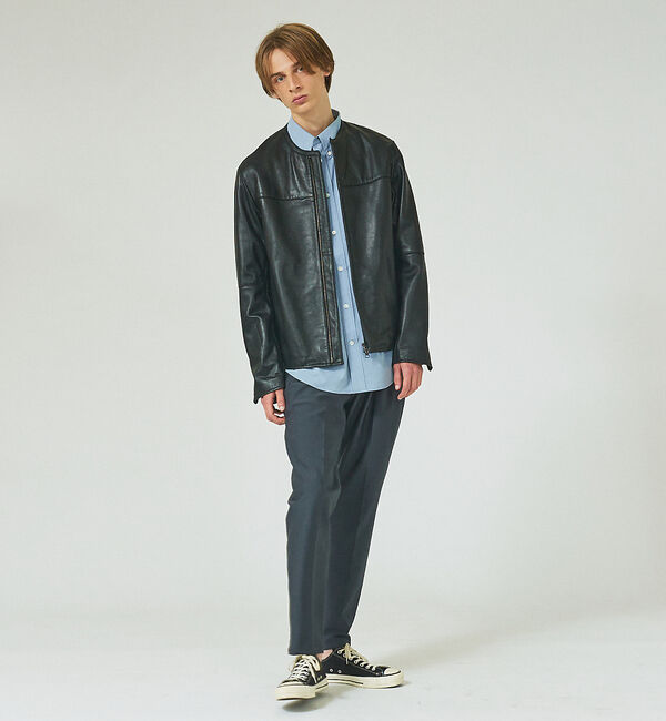 ABAHOUSE「【パウダータッチ】 ボタンダウンシャツ」|シャツ・ブラウス|