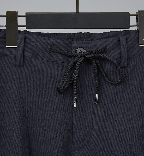 ABAHOUSE「【セットアップ対応】 PE-wrinkle ワッシャー イージースラックス /ス」|スラックス|