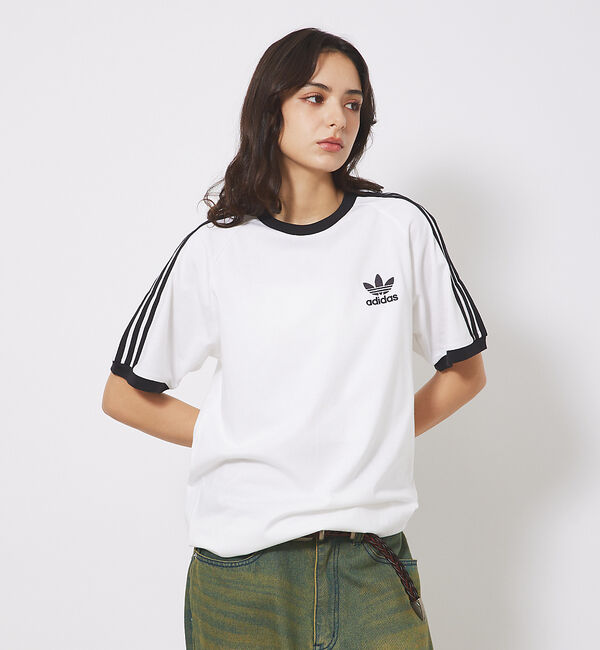 ABAHOUSE「【adidas originals/アディダスオリジナルス】3-STRIPES」|Tシャツ・カットソー|ホワイト