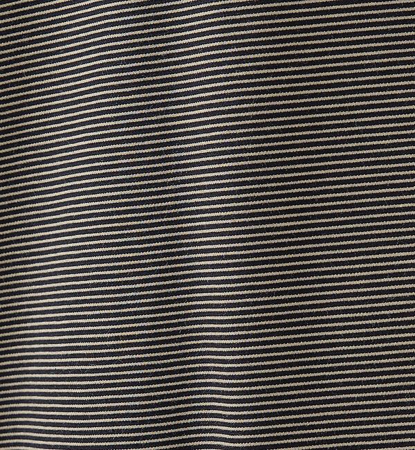 ABAHOUSE「コットンポンチ モダンフィット ボーダーロンT / オーバーサイズ」|Tシャツ・カットソー|