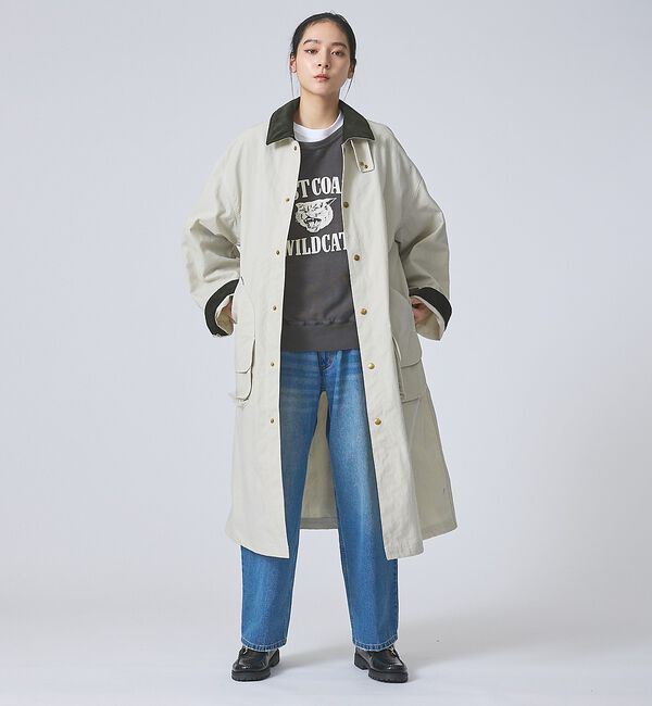 ABAHOUSE「自社限定【L.L.Bean/エルエルビーン】Beans Long Field/フ」|アウトドア|アイボリー