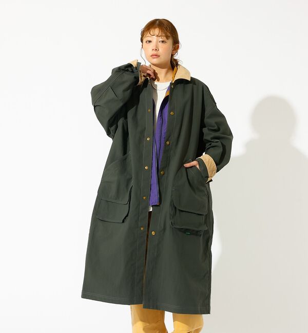 ABAHOUSE「自社限定【L.L.Bean/エルエルビーン】Beans Long Field/フ」|アウトドア|カーキ