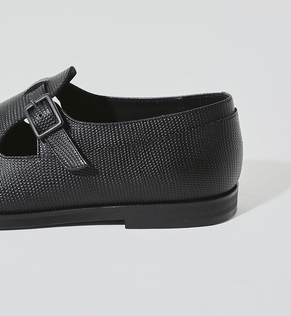 alfredoBANNISTER「【リザード型押し】Tストラップ バックル シューズ」|その他|