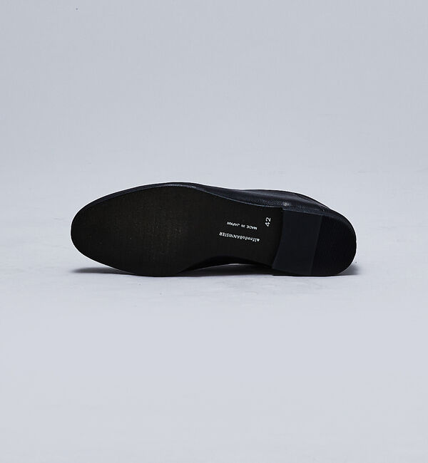 alfredoBANNISTER「【ソフトレザー】カウンターレス ゴア スリッポン」|ローファー|