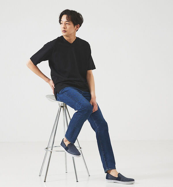 alfredoBANNISTER「【berevere別注】エラスティック サマースリッポン」|スニーカー|