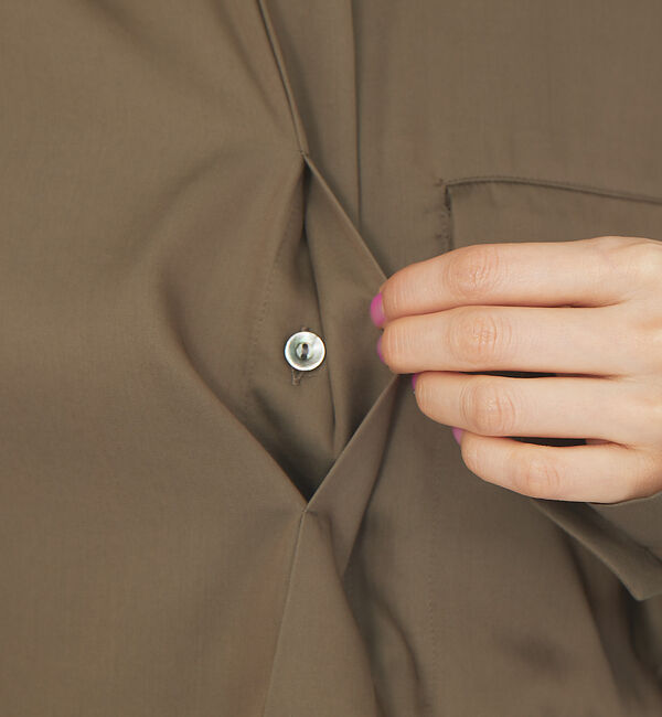 Rouge vif「【セットアップ対応】スリーブスリットシャツ」|シャツ・ブラウス|