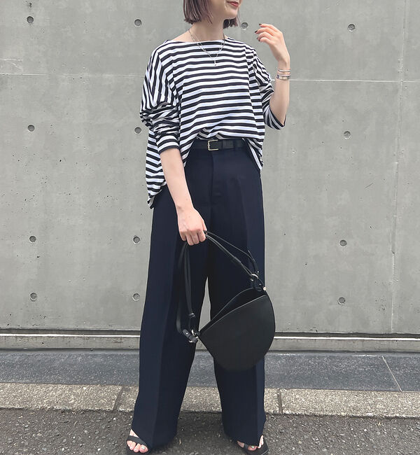 Rouge vif「ドロップショルダー ショートカットソー」|Tシャツ・カットソー|