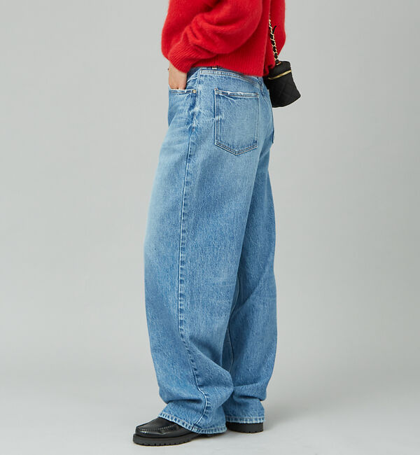 Rouge vif「【RED CARD/レッドカード】別注Dakota　ルーズストレートデニム」|デニム|