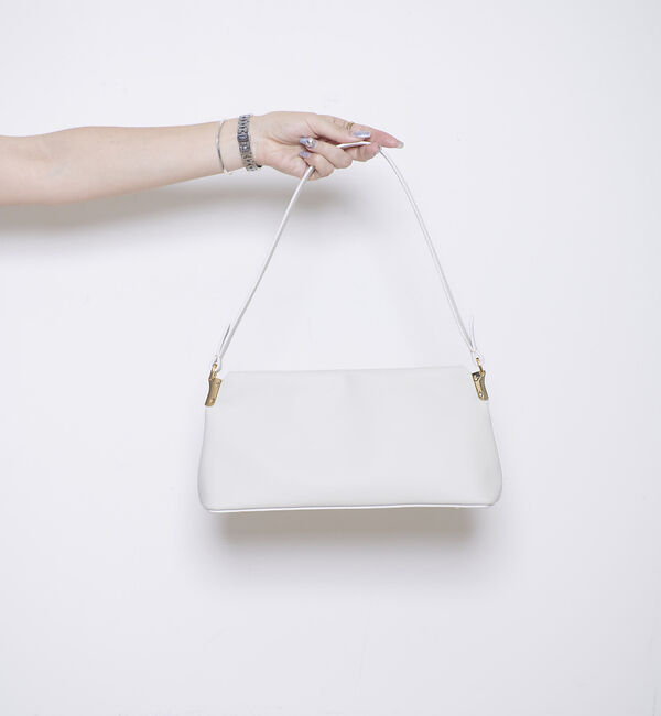 Rouge vif「【MAESTOSO/マエストソ】AURORA BAGUETTE スクエアバッグ　」|ハンドバッグ|