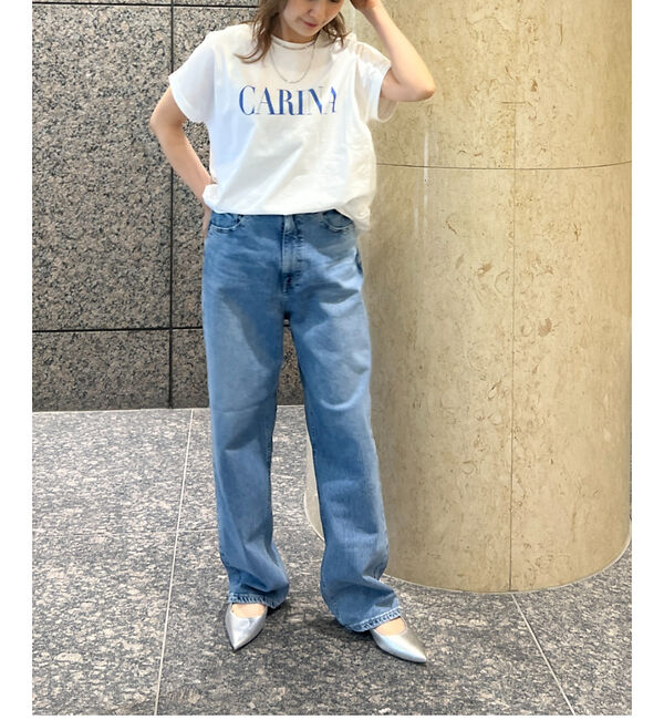 Rouge vif「【RED CARD/レッドカード】別注Dakota ルーズストレートデニム」|デニム|