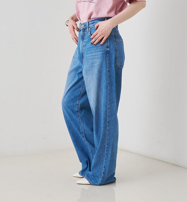 Rouge vif「【NEEDBY heritage/ニードバイヘリテージ】KOH ワイドストレート」|デニム|