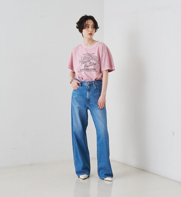 Rouge vif「【NEEDBY heritage/ニードバイヘリテージ】KOH ワイドストレート」|デニム|