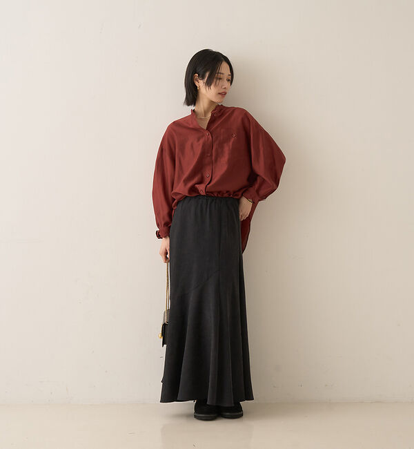 Rouge vif「【定番人気】【2025AW】切替マキシスカート」|スカート|