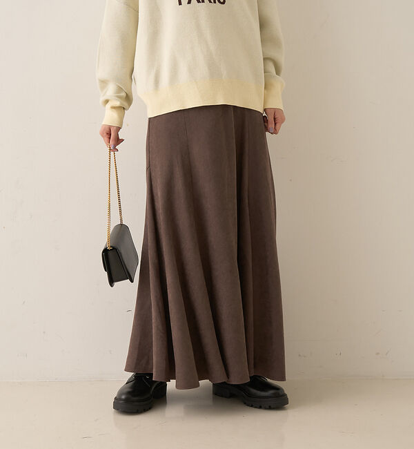 Rouge vif「【定番人気】【2025AW】切替マキシスカート」|スカート|