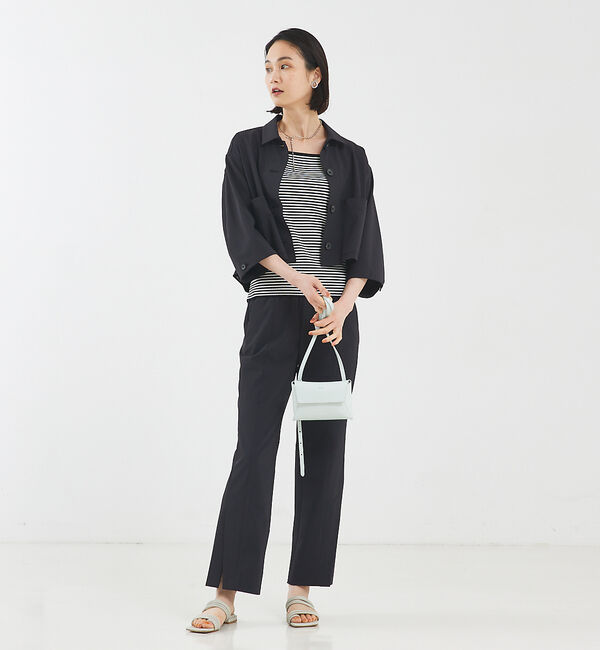 qualite「【セットアップ対応】2WAYストレッチシャツブルゾン」|ブルゾン・スタジャン|