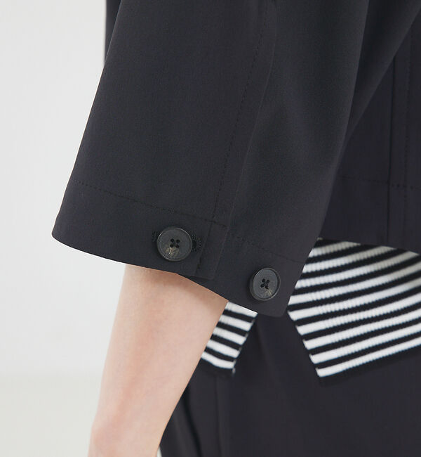 qualite「【セットアップ対応】2WAYストレッチシャツブルゾン」|ブルゾン・スタジャン|