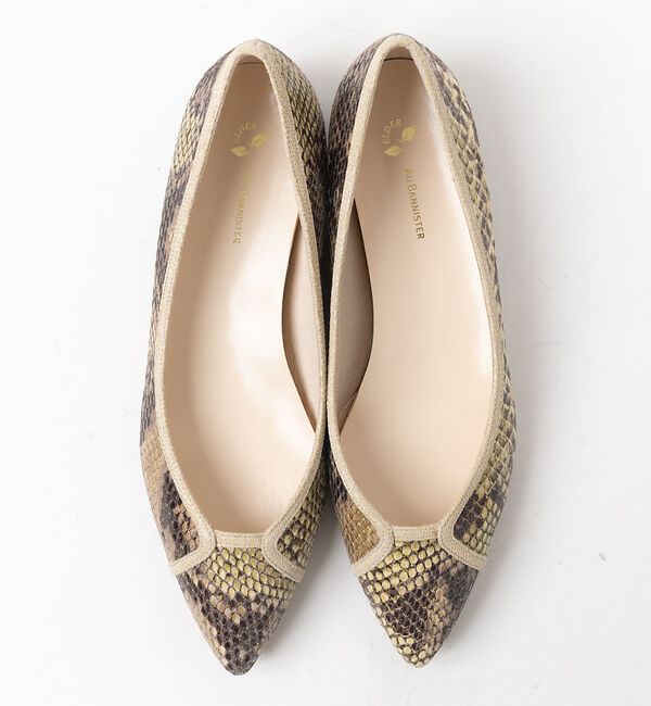 AU BANNISTER「ELDER ポインテッド フラットパンプス」|パンプス|