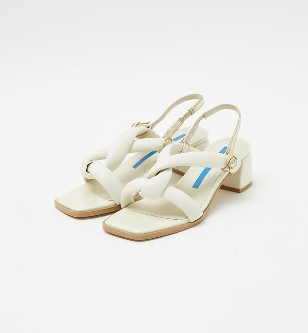 AU BANNISTER「【2WAY】パフィーベルトサンダル」|サンダル|アイボリー