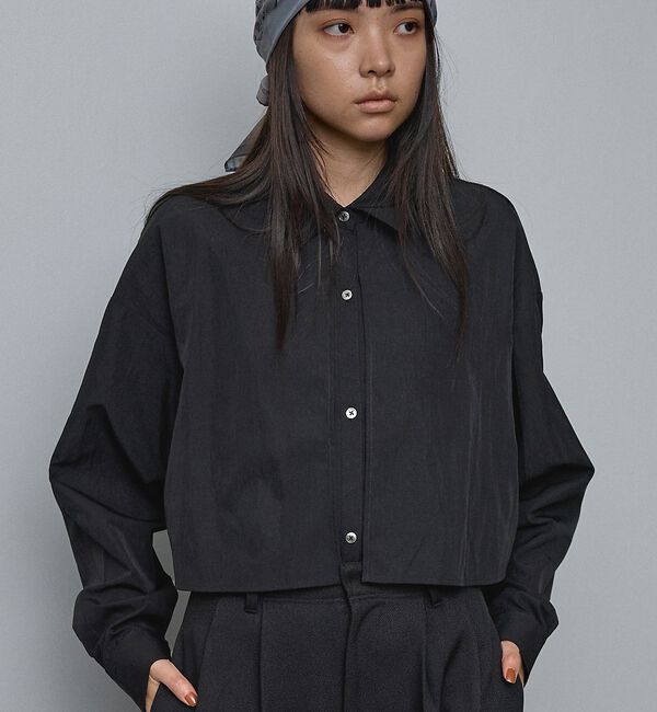NOMINE「【ユニセックス】ロングヨーク オーバーサイズ シャツ」|シャツ・ブラウス|