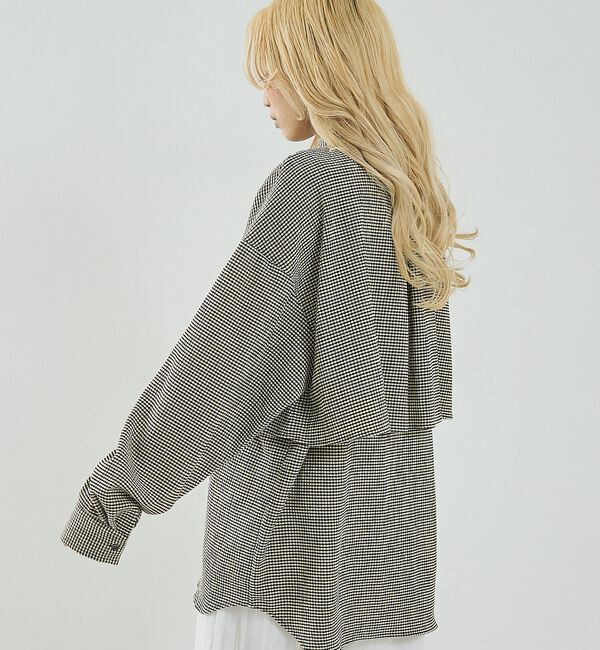 NOMINE「【ユニセックス】ロングヨーク オーバーサイズ シャツ」|シャツ・ブラウス|