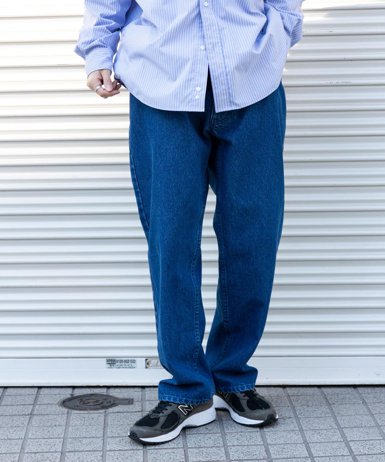 URBAN RESEARCH DOORS「FORK&SPOON　JFデニム5ポケットパンツ」|デニム|ライトインディゴブル