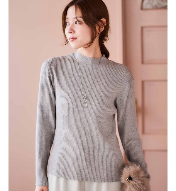 le.coeur blanc「《手洗い可能》3WAYレイヤードニット」|ニット・セーター|