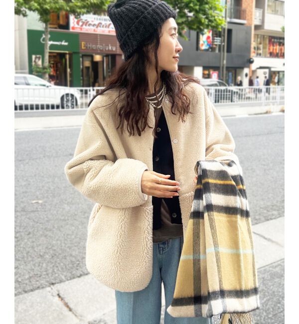  「リバーシブルフェイクムートンコート」|その他|