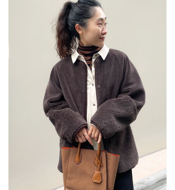  「リバーシブルフェイクムートンコート」|その他|