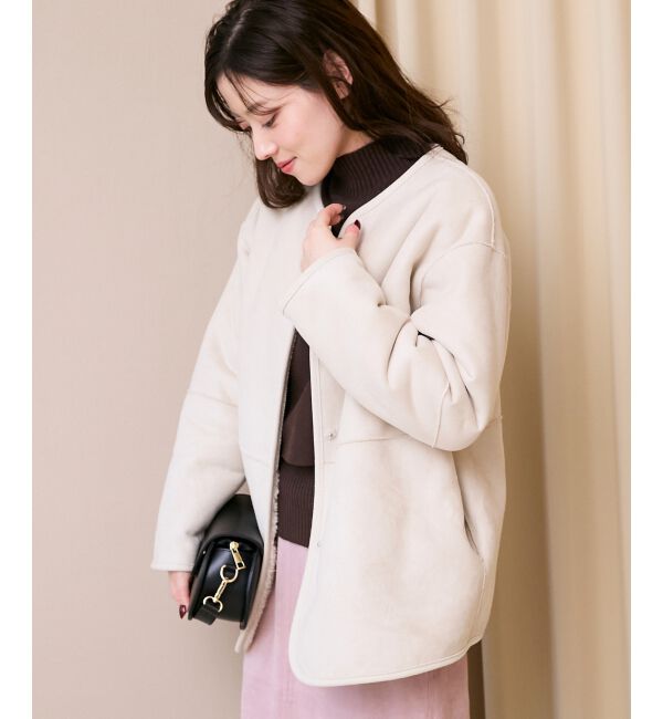  「リバーシブルフェイクムートンコート」|その他|