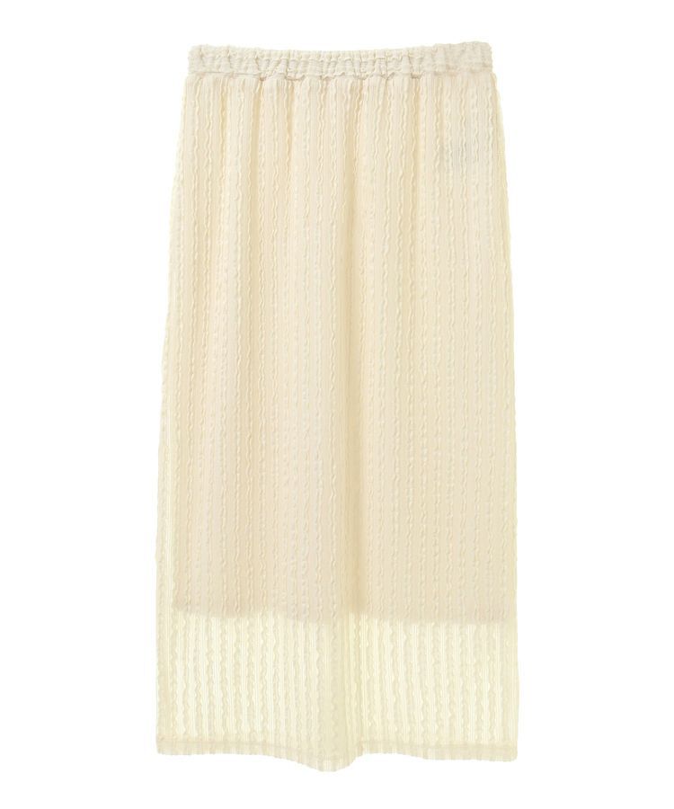 earth music&ecology「ベルティカルフリルナロースカート」|タイト|