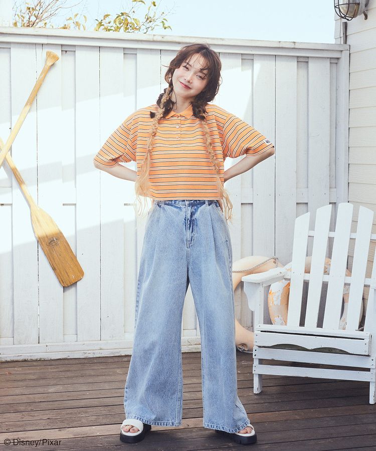 earth music&ecology「Finding Nemo/ボーダーポロシャツ」|Tシャツ・カットソー|