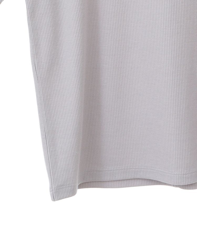 earth music&ecology「リブメローショートスリーブプルオーバー」|Tシャツ・カットソー|