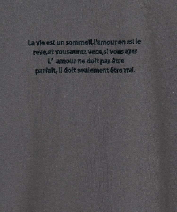 Green Parks「・swing by フレンチスリーブ刺繍TEE」|Tシャツ・カットソー|