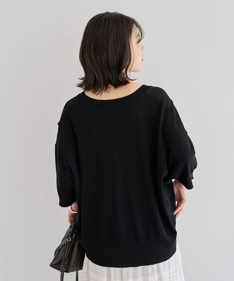 armonia「刺繍コードVネックフレンチカーディガン」|カーディガン|