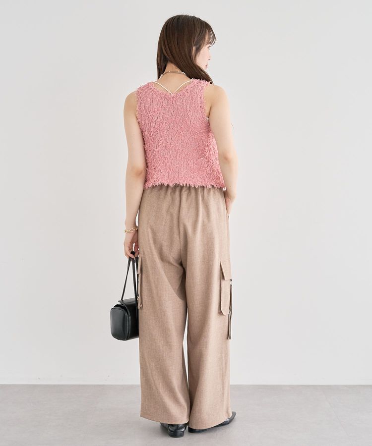 Green Parks「・swing by 2wayチュールヤーンベスト」|ベスト・ジレ|