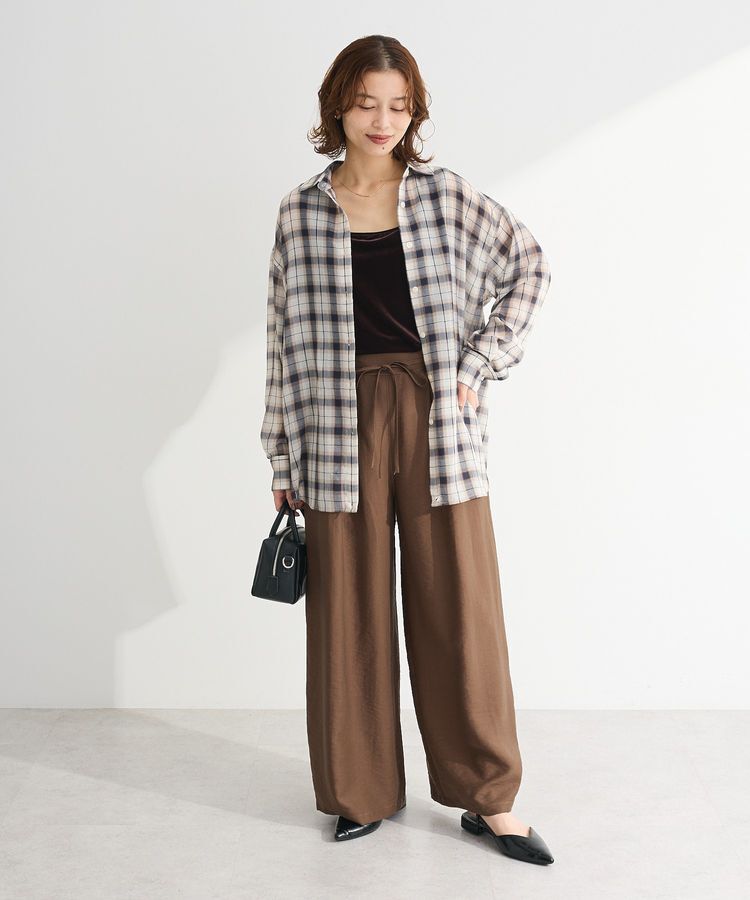 Green Parks「共ベルト付きツイルカラーパンツ」|その他|