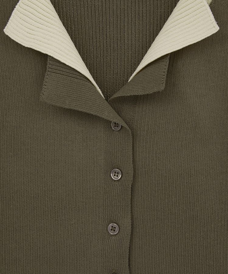 Green Parks「・Petit Fleur バイカラーレイヤードニット」|ニット・セーター|