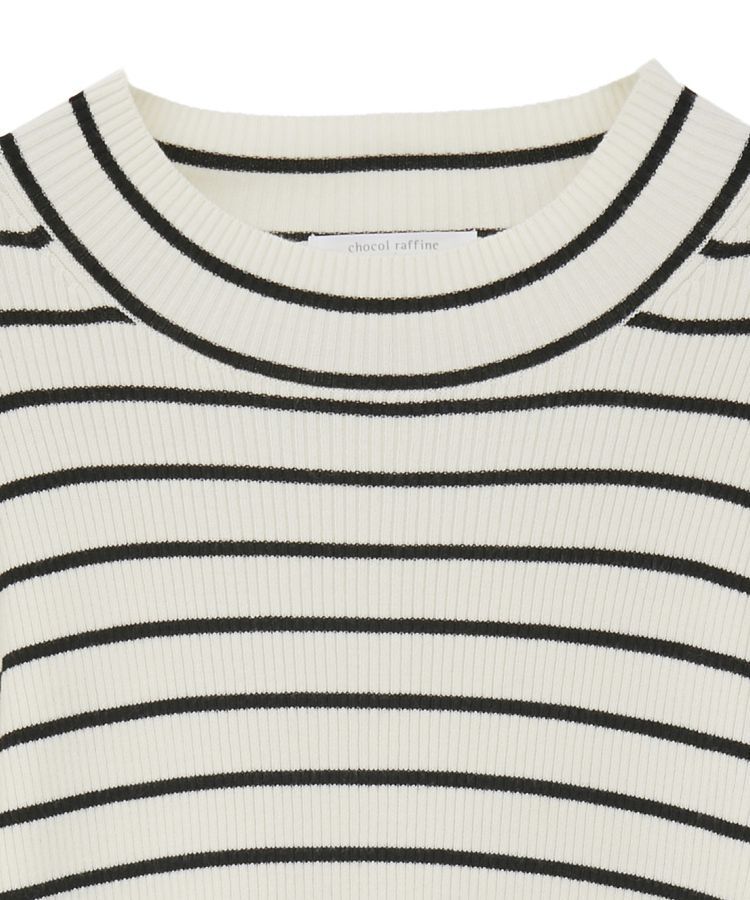 Green Parks「袖口金釦リブニットプルオーバー」|ニット・セーター|