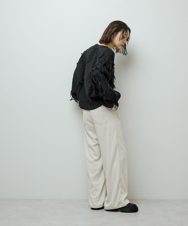 Green Parks「フリンジニットプルオーバー」|ニット・セーター|